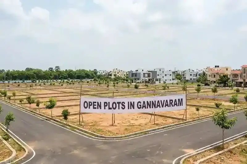 Villa plots in Gannavaram with roads, parks and ready infrastructure