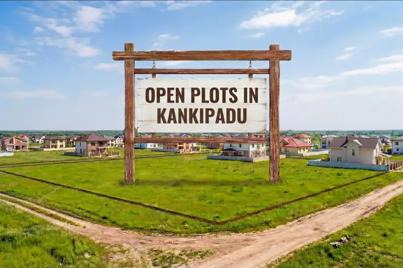Open plots in Kankipadu – aerial view of CRDA approved residential layout near Vijayawada
