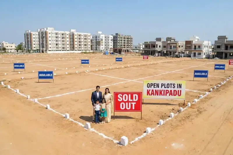 Villa plots in Kankipadu with roads, parks and ready infrastructure
