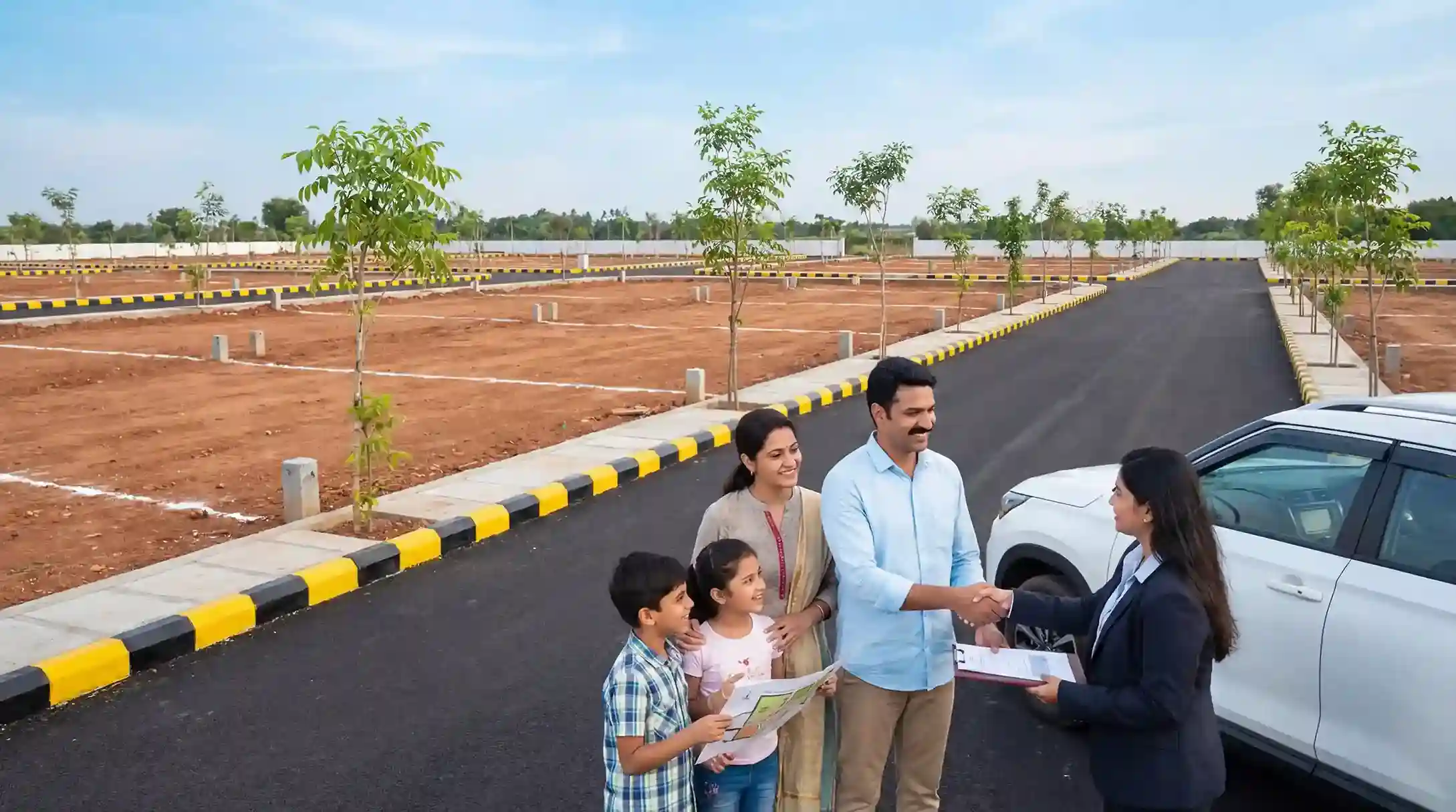 CRDA plots in Ponnekallu – government verified layout with clear titles near Amaravati