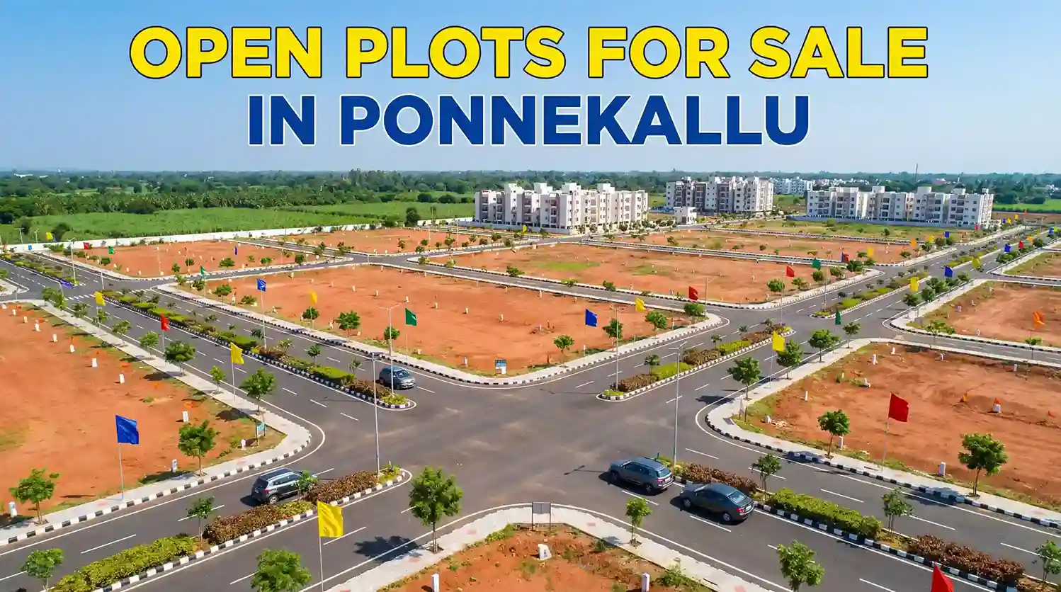 Ventures in Ponnekallu – premium CRDA approved plot layouts near Amaravati capital