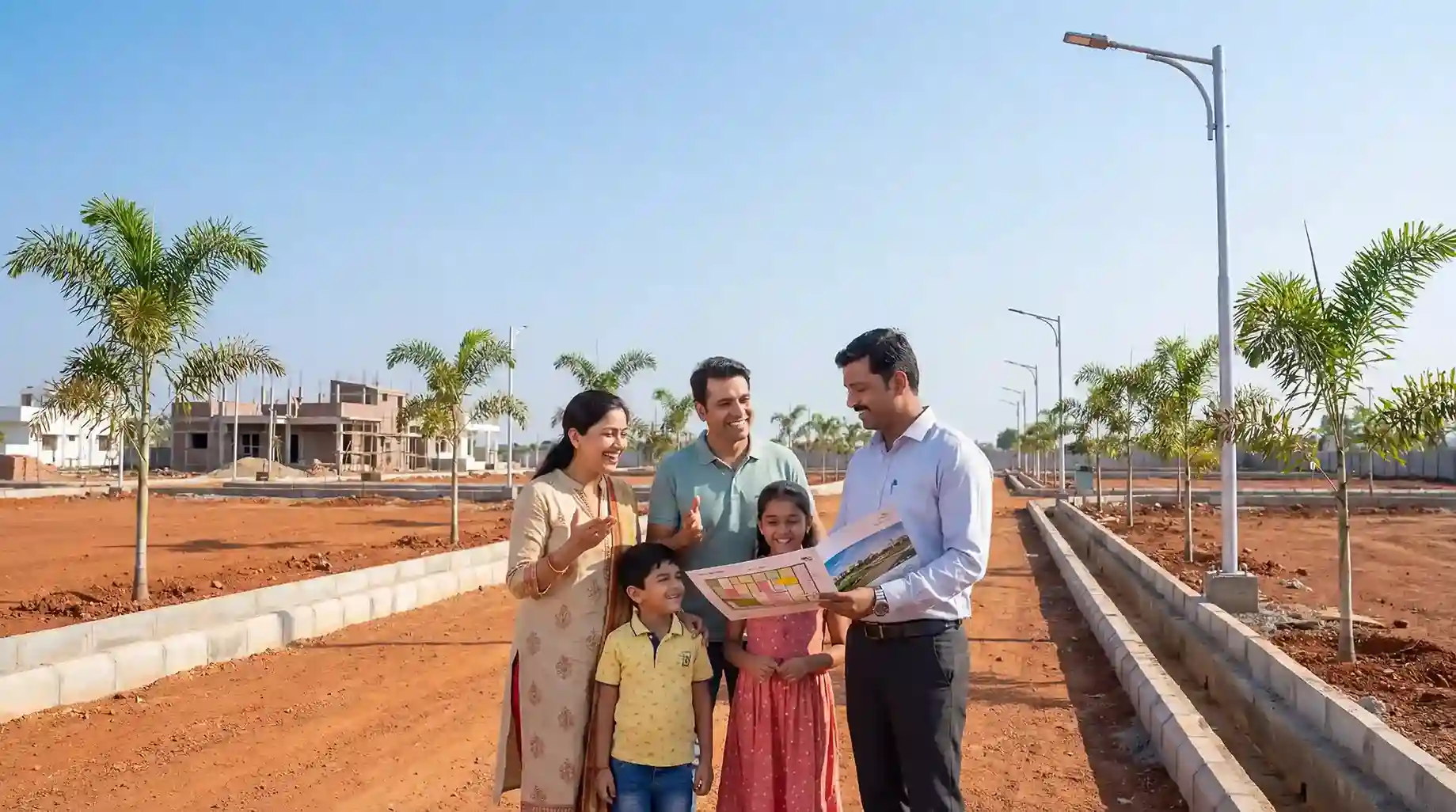 CRDA plots in Tadepalli – government verified layout with clear titles near Amaravati